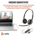 HP Inc. 8X228AA HP Poly Blackwire 3220 kabelgebunden USB-A/C schwarz