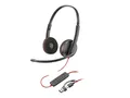 Poly Poly Blackwire 3220, Headset schwarz, Stereo, USB-C