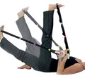 THERABAND Stretch-Gurt, markierter Workout-Gurt für dynamische Übungen, Stretching, Kraftaufbau, Heimtrainingsgeräte für Körperkontrolle und Flexibilität