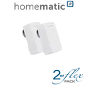 2er Set Homematic IP Heizkörperthermostat - kompakt Inkl. Demontageschutz-H
