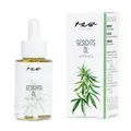 raw Kosmetik, Gesichtsöl Hanf, mit kaltgepressten Bio Öl, ideal bei Akne, Neurodermitis und Pickeln, beruhigt und regeneriert natürlich
