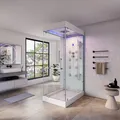 HOME DELUXE Dusche Dampfdusche Duschkabine Fertigdusche Dampfsauna Sauna Dampf
