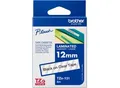 Schriftbandkassette Brother TZe-131, selbstklebend, L 8 m x B 12 mm, farblos/schwarz