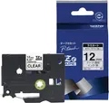 Brother TZE-131 Schriftband Farbband 12mm/8m schwarz auf transparent