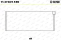 PLEUELLAGER GLYCO 71 3728 4 STD FÜR AUDI FORD SEAT SKODA VW