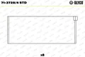 GLYCO Pleuellager 71-3728/4 STD für AUDI FORD SEAT SKODA VW