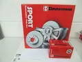 Zimmermann Sportbremsscheiben und Bremsbeläge VW Golf VII und T-ROC Satz vorne