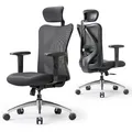 SIHOO M18 Ergonomischer Büro- und Schreibtischstuhl mit verstellbarer Kopfstütze