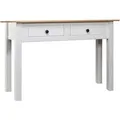 vidaXL Konsolentisch Weiß 110x40x72 cm Kiefernholz Panama 282681