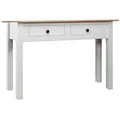 vidaXL Konsolentisch Weiß 110x40x72 cm Kiefernholz Panama
