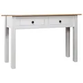 vidaXL Konsolentisch Weiß 110x40x72 cm Kiefernholz Panama NEU