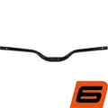 Ergotec Fahrrad Lenker Bügel RISER BAR 50 12°, Ø31,8mm Schwarz SL 6 Aluminium
