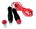 CHRISTOPEIT Profi Springseil, Schwarz/Rot