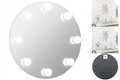 Wandspiegel Mit LED-Beleuchtung Rund Glas