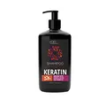 Keratin Shampoo Salz Frei - Mit Moroccan Arganöl & Totes Meer Mineralien Für Lockiges, Welliges und Glattes Haar Sulfate Frei