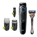 Braun - Trimmer fürs Gesicht "BeardTrimmer BT5240" in Schwarz/Blau