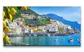 Paul Sinus Leinwandbild 120x60cm Amalfiküste Italien Meer Küste Berge Sommer Traumhaft
