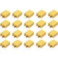 20er Multipack Reely 1399717 Akku Stecker XT60 vergoldet 20 St.