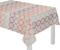 Wirth Tischdecke "ZIRBELLO" Gr. 3, orange (terrakotta), B/L: 130cm x 160cm, 1 Stk., eckig