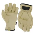 makita Arbeitshandschuhe Leder 10 beige