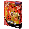 BANDAI - Miraculous Ladybug - Verwandlungsset - Ladybug-Kostüm - Box JoJo Maske Tikki-Ohrringe Kwami - Miraculous Kostüm und Zubehör - Spielzeug für Kinder ab 4 Jahren - P50601