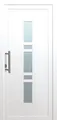 Panto Haustür Modell K017 DIN links weiß 110 x 210 cm