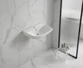 sanicomfort Waschbecken Rivo 60 cm weiß matt, Hänge Waschtisch aus Keramik