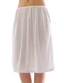 Maxi Unterrock Gummibund Falten Rock Maxirock lang Skirt Unterwäsche Midi