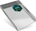 Plancha Grillplatte 30 x 40 x3 3,5 cm 4mm Stark Edelstahl passend für Webergrill