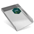 Grillplatte Plancha 30 x 40 x3,5 cm 4mm Stark Edelstahl passend für Webergrill