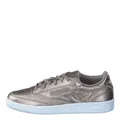 Reebok Damen Club C 85 Lthr Gymnastikschuhe, Grau (Pearl Met-Grey Gold/White), 35.5 EU