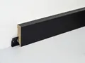 Neuhofer Fußleiste 240 cm x 58 x 15 mm schwarz  Fußleiste