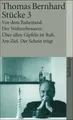 Stücke 3 (Vor dem Ruhestand / Über allen Gipfeln is... | Buch | Zustand sehr gut