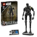 LEGO Star Wars 75434 Sicherheitsdroide K-2SO Spielzeug - Figur zum Bauen & Ausstellen, Sammler-Modell mit Infotafel – Geschenk für Jungen, Mädchen ab 10 Jahre und Erwachsene Andor-Fans