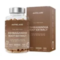 Aavalabs Bio Ashwagandha KSM 66 10.000mg | Mit Magnesium, Zink & Vitaminen | 120 Kapseln