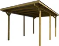 weka Einzelcarport 606 Gr.1, BxT: 300x500 cm, 225 cm Einfahrtshöhe