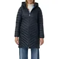 s.Oliver Steppmantel im Slim Fit, abnehmbare Kapuze blau M (38)