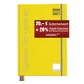 TimeTex System-Schulplaner A4-Plus Gelb - Schuljahr 2026-2027 - Lehrerkalender - Lehrertimer - 10750 - mit breitem Verschlußgummi
