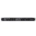 Fame Audio PA Patch Panel, 2-Kanal Endstufe, 1HE Rackblende, XLR In/Out, Speaker Twist Out, 50cm Kabel, für Endstufen und Frequenzweichen