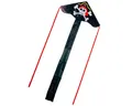 AIROW KITES Flug-Drache Paul Pirat mit 4mm Fiberglasgestänge Größe 85x200cm