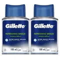 Gillette After Shave Splash Refreshing Breeze 2 x 100 ml für Männer
