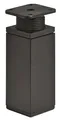 Hettich Möbelfuß 4,0 x 10 - 11,5 cm Stahl schwarz - 1 Stück  Möbelfuß
