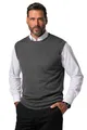 JP 1880 Herren große Größen Übergrößen Menswear L-8XL Pullunder, Rundhals, bis 7 XL Schiefer 4XL 829345120-4XL