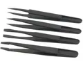 Donau Elektronik - Kunststoff-Pinzetten-Set (4 teilig)