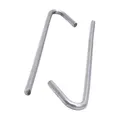 PROTEKTOR Abhängedraht mit Haken für Abhänger Trockenbau 100 Stück, 125mm Silber Zubehör Deckenprofile, Made in Germany