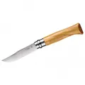 Opinel - Messer No 08 Olivenholz - Messer grün