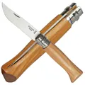 Opinel No 08 Taschenmesser Klappmesser Olivenholzgriff Virobloc 12C27 Sandvik