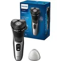 Philips Elektrorasierer Series 3000, S3143/00, Wet & Dry, PowerCut-Schersystem und Trimmer