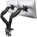 Monitorhalterung 2 Monitore VESA 75 100 360 Drehbar