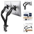 Monitorhalterung 2 Monitore VESA 75 100 360 Drehbar